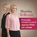 [COMPRE 2 E LEVE 3] Blusinha Bellezza™ em Popelina com Mangas Translúcidas