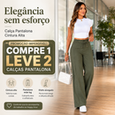 (Compre 1 e Leve 2) Calça Pantalona Gabi em Malha de Seda Gelo e Poliéster