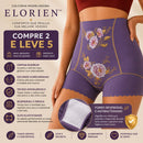[Compre 2 e Leve 5] Calcinha Modeladora Elorien™ com Efeito Empina-Bumbum e Forro Interno Respirável Antibacteriano