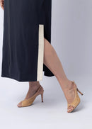 Vestido Clara — Midi com Zíper Frontal
