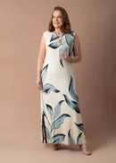 Vestido Flor de Laranjeira — Estampa Botânica em Off White