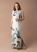 Vestido Flor de Laranjeira — Estampa Botânica em Off White